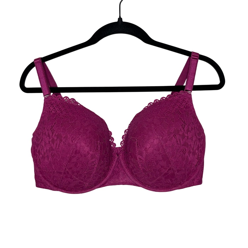 Torrid Curve Push-Up T-Shirt Bra Magenta 40DD / 40E